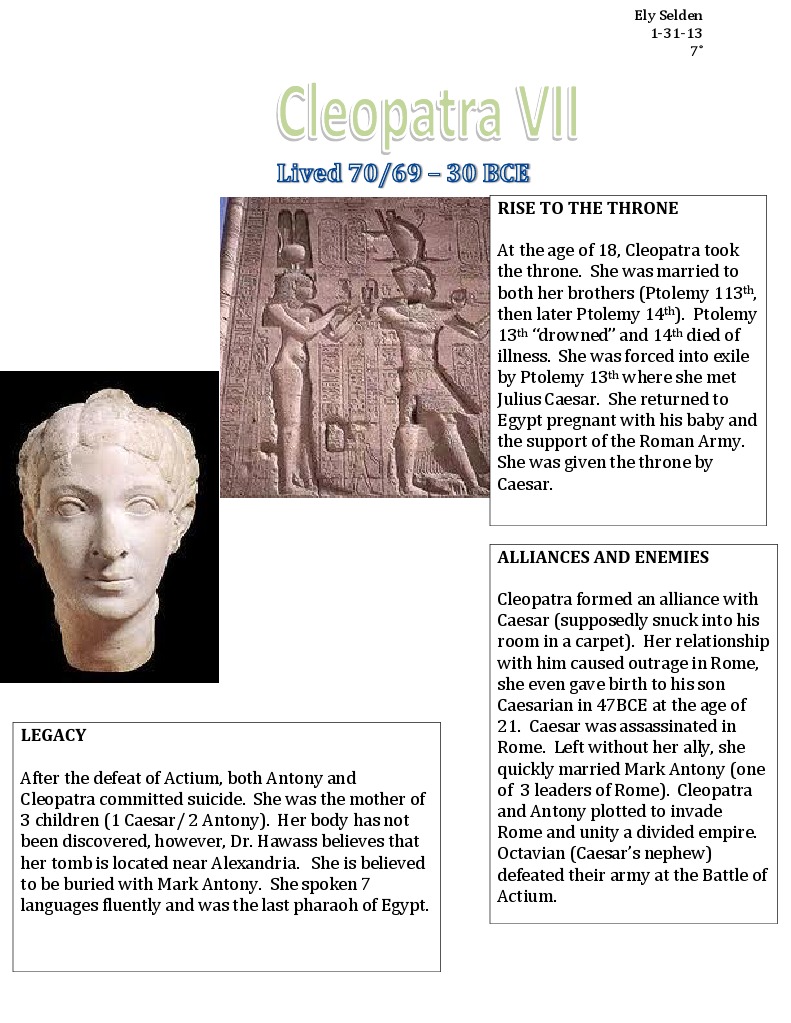 Master Cleopatra Input | PDF | Cleopatra | Mark Antony