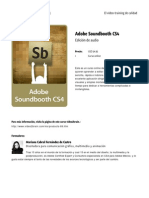 Adobe Soundbooth Cs4