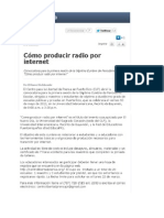 Cómo Producir Radio Por Internet