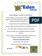 Eden College, A School of Excellence.: The Houses Are Named After Local Birds