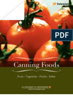 Canning Fruits and Vegetables