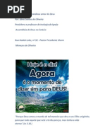 A dimensão do grandioso amor de Deus