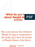 What Do You Know About Masjid Al-Aqsa ??????