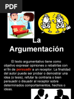 presentación argumentación