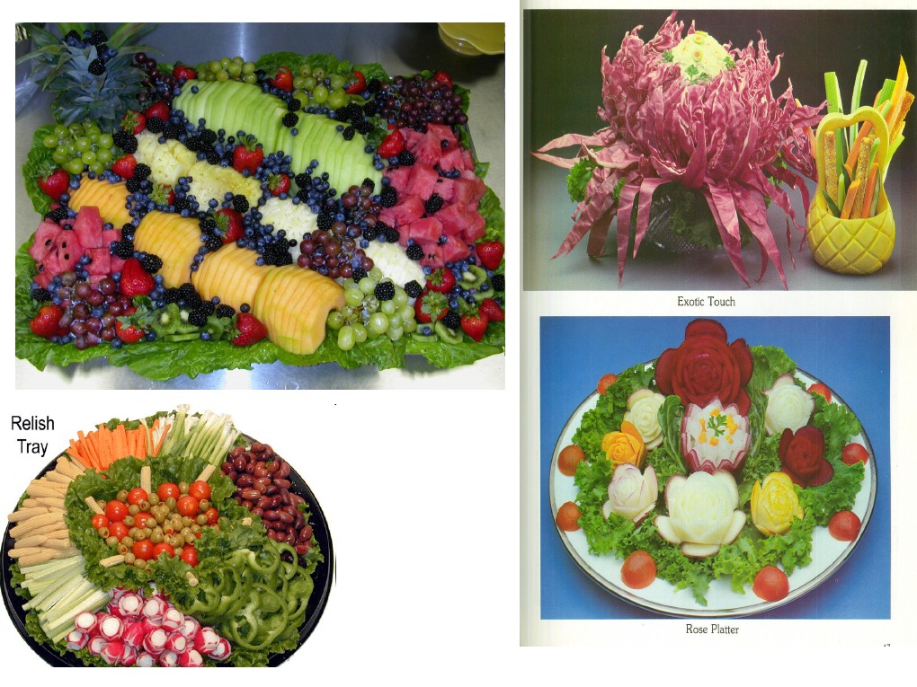 Fruit and Vegetable Carving Samples