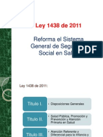 Reforma Ley Seguridad Social Salud Colombia