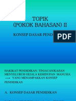 2 - Konsep Dasar Dan Asas Pendidikan