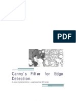 Canny's Filter For Edge Detection: A Java Implementation