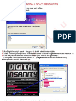 How To Install Sony Products