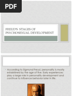 Freud'S Stages of Psychosexual Development