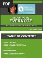 Download Blogging With Evernote - How To Use Evernote for Truly Productive Blogging by Lindsey C Holmes SN131749654 doc pdf