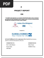 Download Marketing Project on Eureka Forbes by Nikhil Arora SN131751982 doc pdf