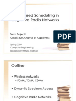 Utility Based Scheduling in Cognitive Radio Networks: Term Project Cmpe-300 Analysis of Algorithms