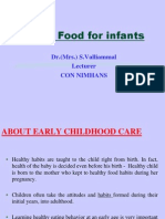 Weaning Foods For Infants