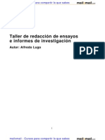 Taller Redaccion Ensayos Informes Investigacion 4921 Completo