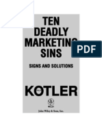 Kotler - Ten Deadly Marketing Sins Hossam-Hassaan