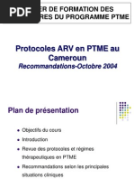 Nouvelles Recommandations ARV en PTME Au Cameroun