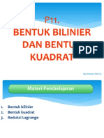 (P11) Bentuk Bilinier Dan Bentuk Kuadrat-1