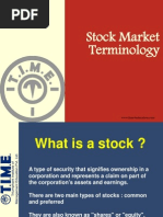 Stock Market Terminology New Mumbai