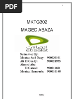 Etisalat Marketing Plan