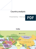 Country Analysis: Presented by - Viren Patel