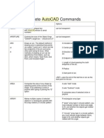 Autocad Commands