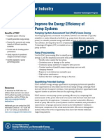 Pumping System Assessment Tool Fact Sheet