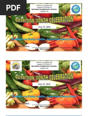Nutrition Month Program