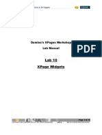 Lab 10 XPage Widgets PDF