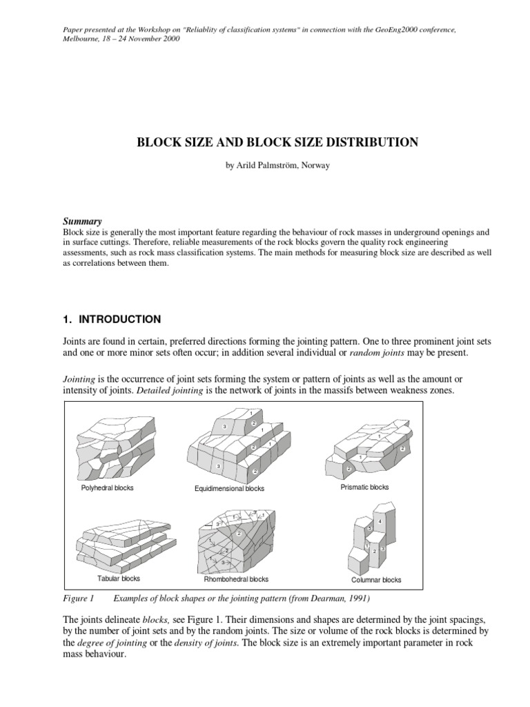 Estimating The Relationship Between Block Size And Block – PMRI