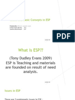 Issues and Basic Consepts in ESP2