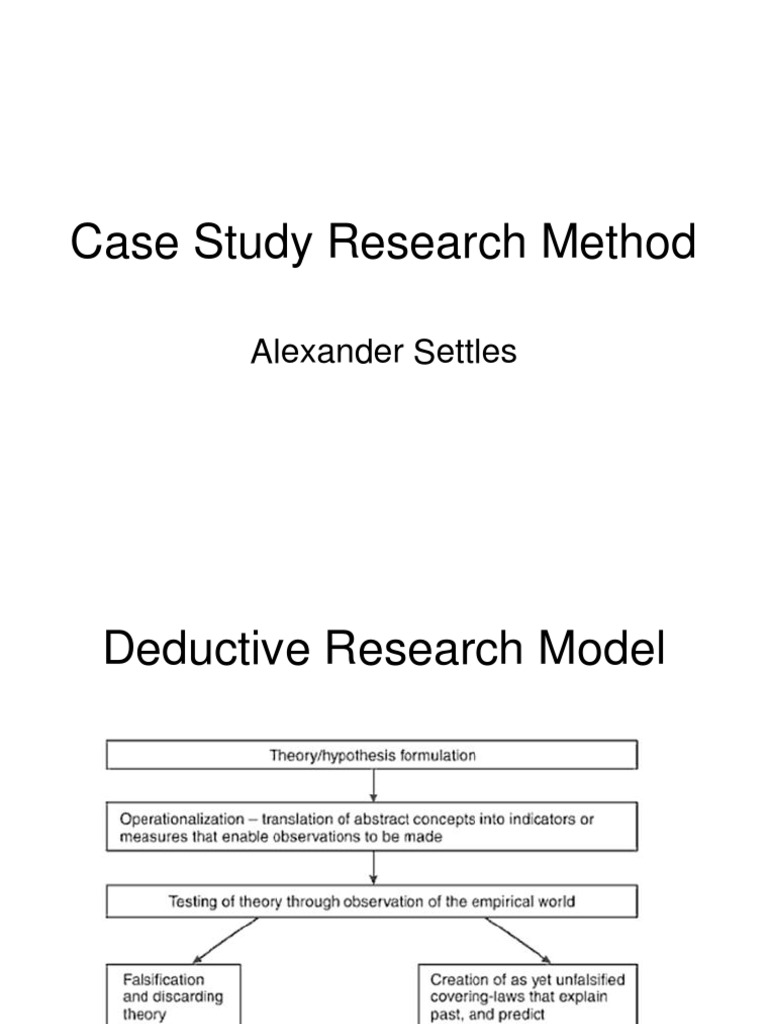 Case Study Research Method Case Study Theory