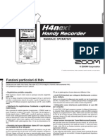 Zoom H4n, Manuale