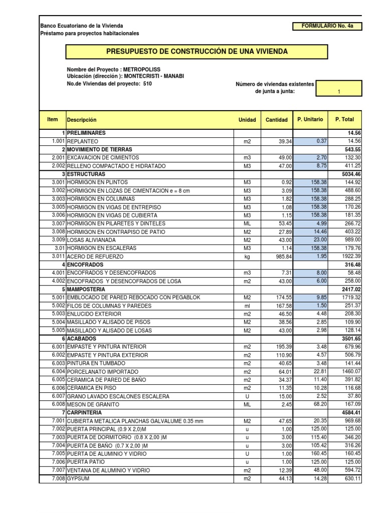 analisis de precio unitario edificio.xls