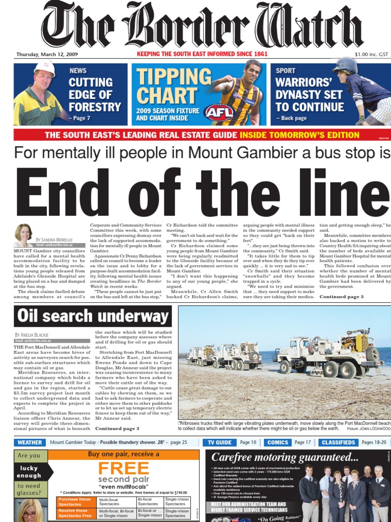 The Border Watch: March12, 2009 | PDF