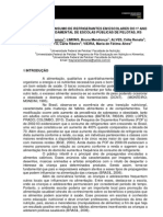 AVALIAÇÃO DO CONSUMO DE REFRIGERANTES EM ESCOLARES DO 1º ANO