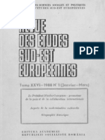 Revue des etudes sud-est europeenes, 26-49 (1988-2011)