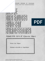 Revue Des Etudes Sud-Est Europeenes, 17-25 (1979-1987)