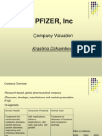 Pfizer, Inc: Company Valuation