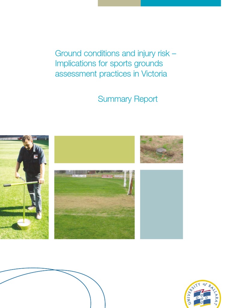 Ground Conditions and Injury Risk-Summary Report | PDF | Educational ...