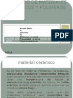 Formado de Materiales Ceramicos y Polimeros