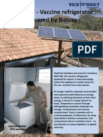 Solarchill - Vaccine Refrigerator Powered by Nature: Solarchill Mks044 Who Approved