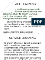 3 Class Content Service Learning, Civic Virtue