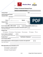 O'Hare Terminal 5 General Interest Form