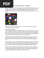 Download Product Management  Product Marketing - A Definition by yiah SN13183916 doc pdf
