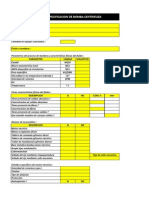 Planilla de Especificacion de Bomba Centrifuga