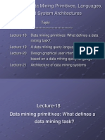 UNIT-3 Data Mining Primitives, Languages, and System Architectures