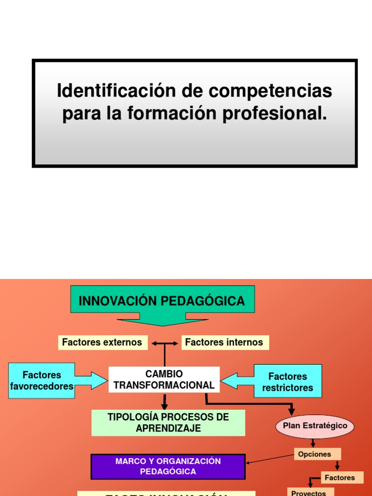 Competencias para la Innovación Educativa | PDF | Aprendizaje | Maestros