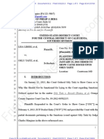 CDCA ECF 611 2013-03-22 - Liberi V Taitz - Plaintiff Further Briefing To OSC On Taitz