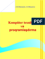 Kompyuter Texnikasi Ve Proqramlasdirma